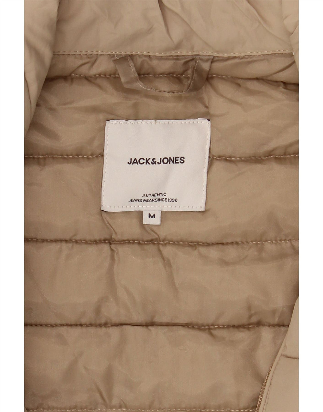 Jack & Jones jachetă căptușită pentru bărbați UK 38 Bej mediu