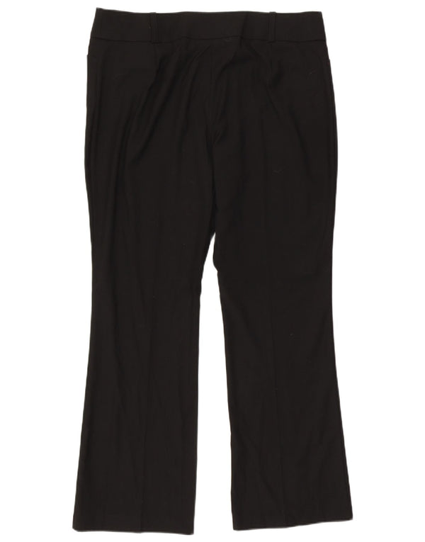 Pantaloni casual drepti pentru femei Marks & Spencer UK 16 Large W36 L31 Negru