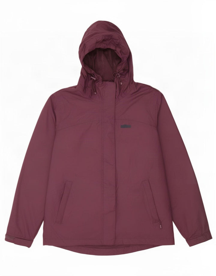 Jachetă de ploaie cu glugă pentru femei Mountain Warehouse UK 12 Poliamidă violet mediu