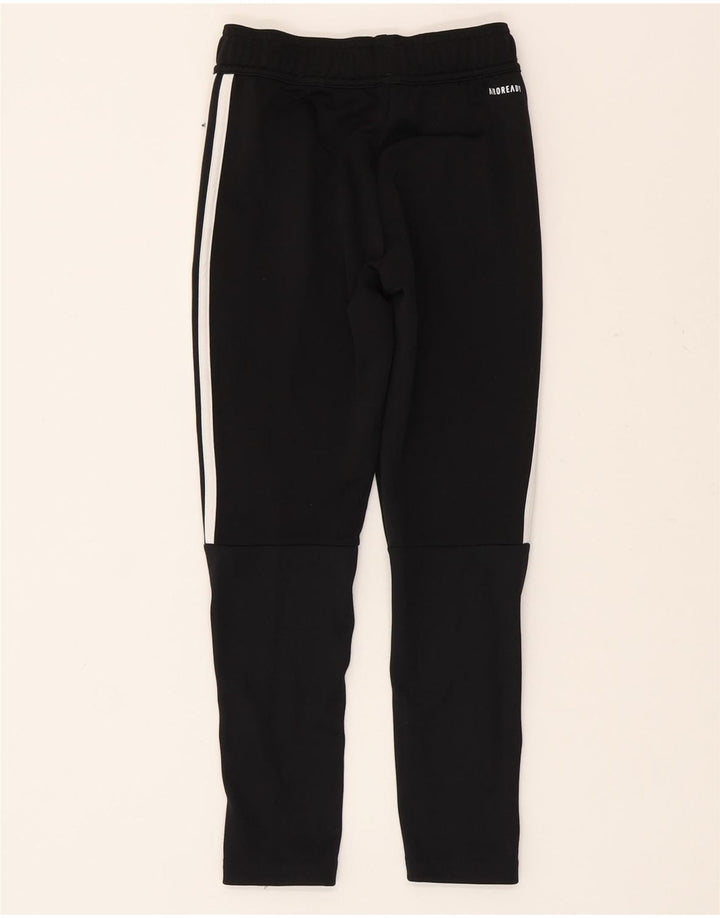 Pantaloni de trening Adidas baieti 7-8 ani poliester negru