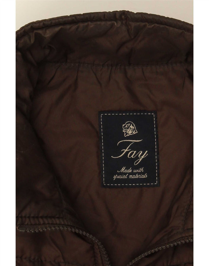 Fay Gilet Captusit pentru Barbati UK 36 Small Brown