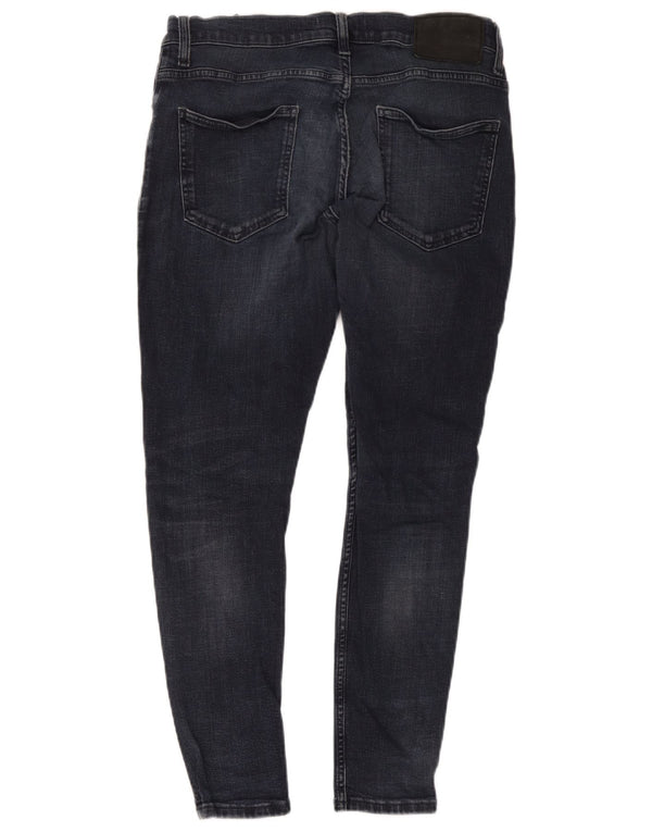 Blugi skinny pentru bărbați Zara EU 44 Mari L34 L27 Bumbac bleumarin