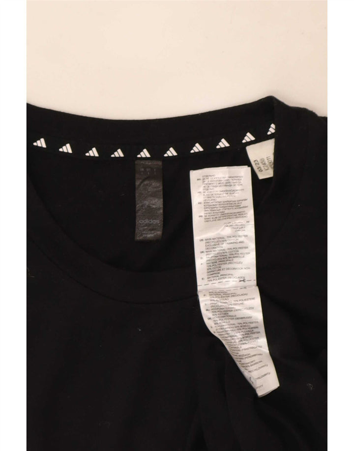 Tricou pentru bărbați Adidas Aeroready Top mare din poliester negru