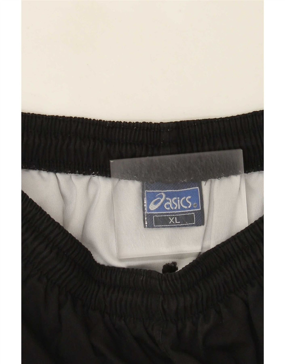 Pantaloni scurți sport grafic Asics XL, bumbac negru