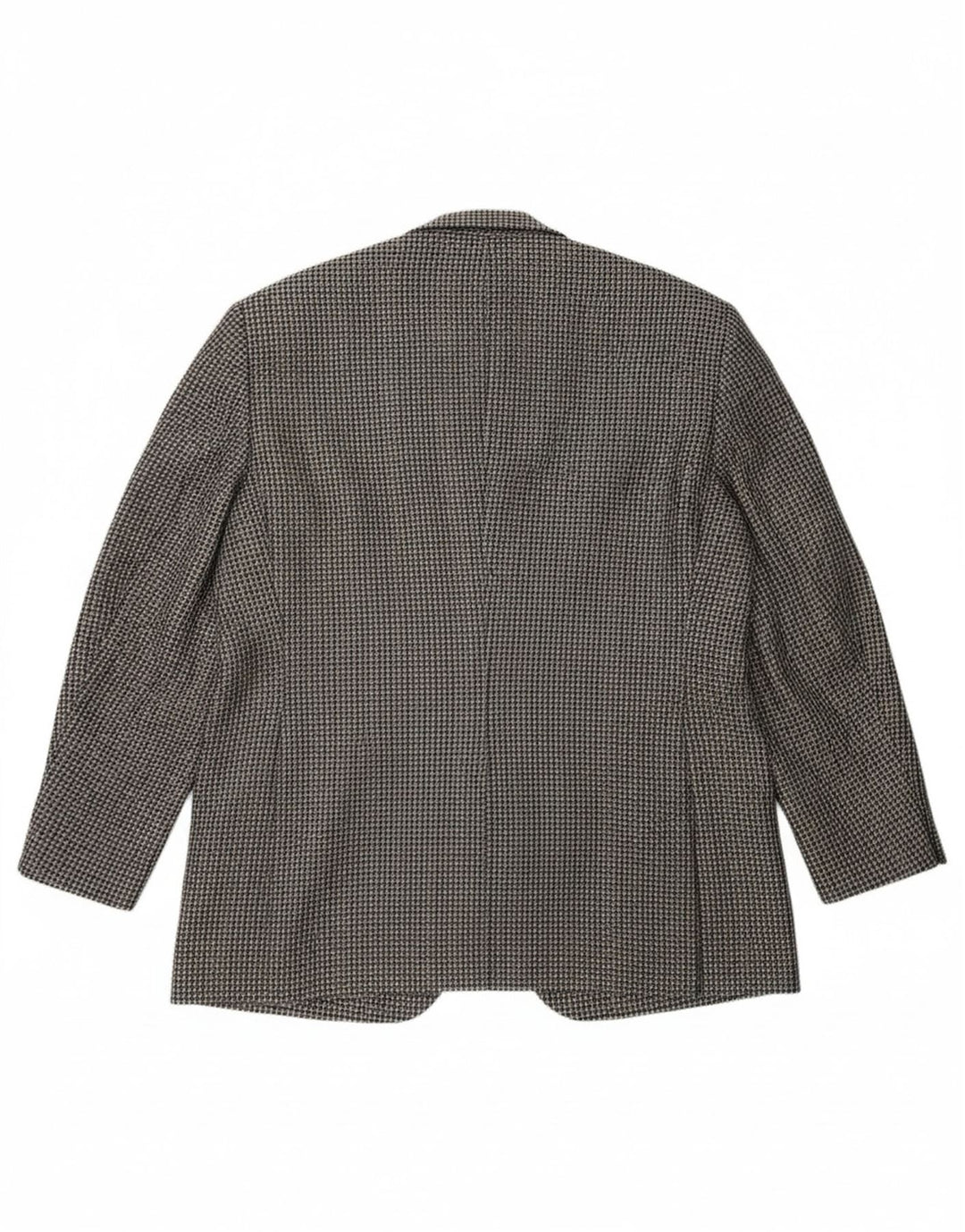 MAGEE Mens 2 Button Blazer Jacket UK 46 3XL Grey Houndstooth New Wool