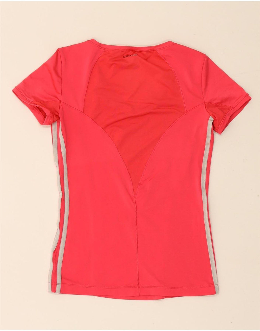 Tricou Adidas Climacool pentru femei Top UK 8 Small Red Poliester