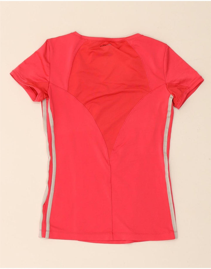 Tricou Adidas Climacool pentru femei Top UK 8 Small Red Poliester