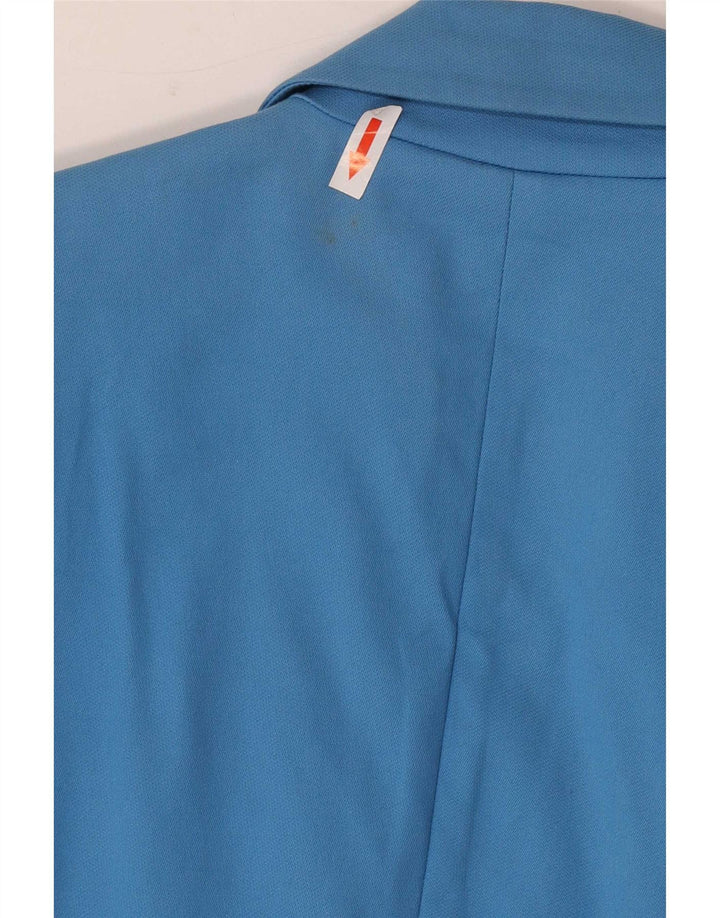 Dsquared2 Jachetă pentru femei Crop 1 Button Blazer IT 42 Small Blue Bumbac