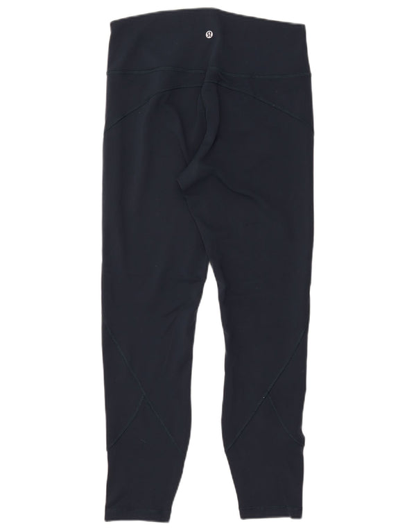 LULULEMON Leggings pentru damă US 10 mare nailon bleumarin