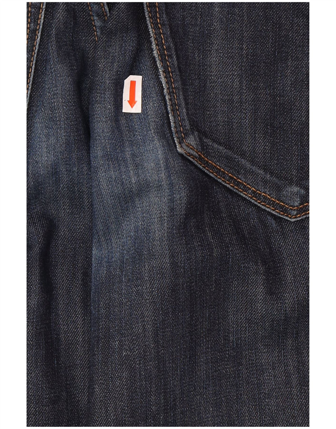 Blugi drepti pentru bărbați HUGO BOSS L31 L34 Bumbac bleumarin