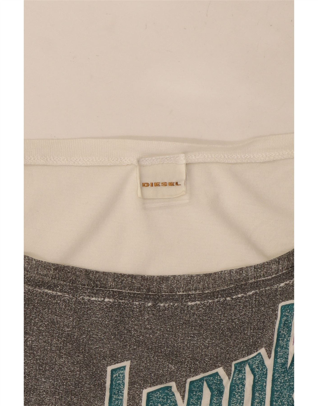 Tricou grafic DIESEL pentru femei Top UK 10 Small White