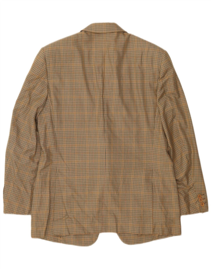 Jachetă Burberrys pentru bărbați, cu 2 nasturi, IT 52, mare, bej, din bumbac