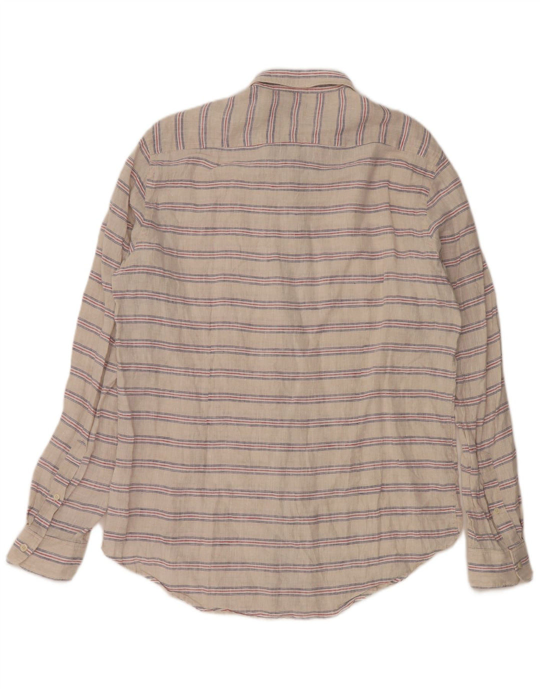 Cămașă pentru bărbați Zara Slim Fit XL, gri cu dungi