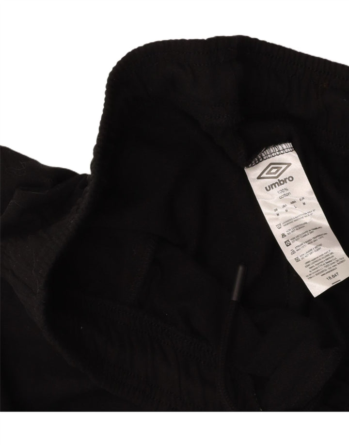 Pantaloni scurți sport UMBRO pentru bărbați, bumbac mediu negru