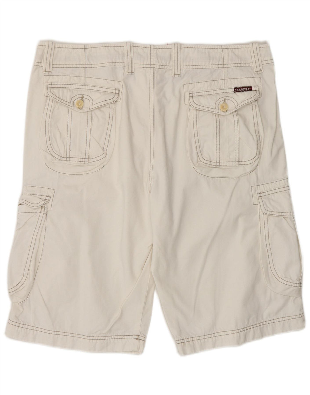 Pantaloni scurti cargo cargo pentru femei Carrera IT 52 XL W34 bumbac alb