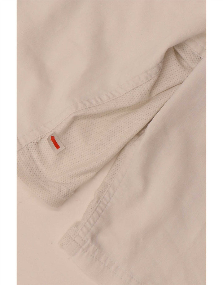 Pantaloni scurți sport Nike Dri Fit pentru bărbați, poliester alb mediu