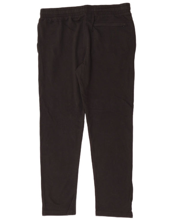 Pantaloni casual pentru bărbați Marks & Spencer, cu croiala normală, mari W36 L31, bumbac negru