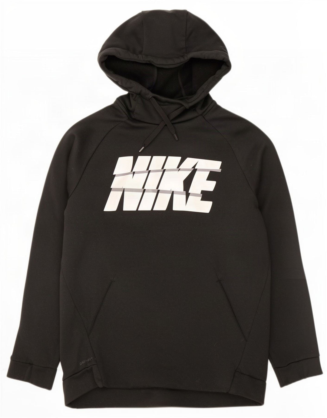 Pulover Nike Dri Fit Graphic pentru bărbați, poliester mediu negru