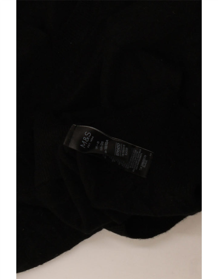 Pulover pentru femei Marks & Spencer Autograph Crew Deck Pulover UK 8 Small Negru