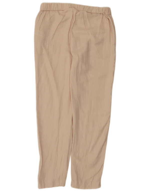 French Connection Pantaloni chino pentru femei cu talie înaltă UK 12 Medium W32 L29 Bei