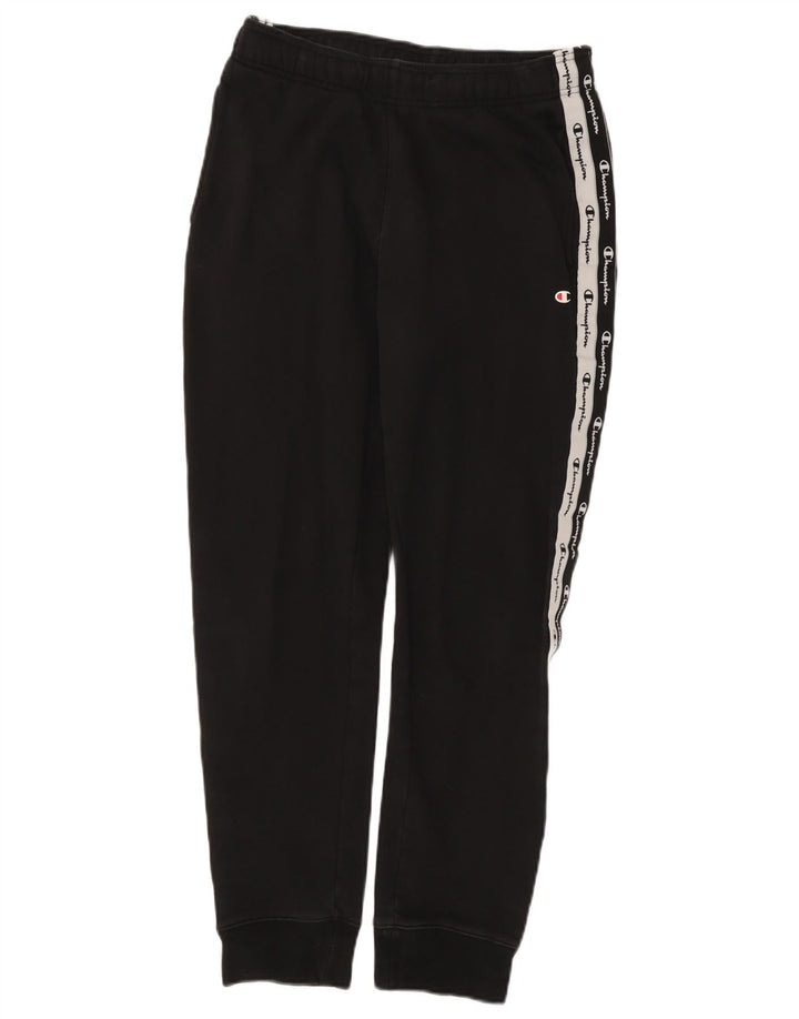 Pantaloni de trening grafic pentru bărbați Champion Pantaloni de jogging Mic Negru