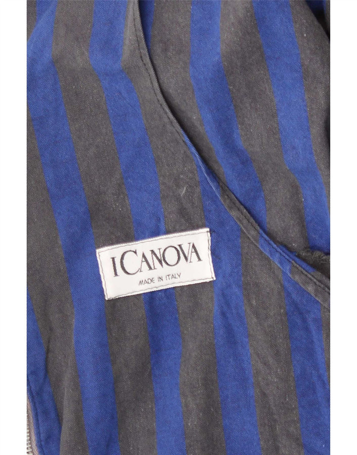 Bomber vintage pentru femei UK 18 XL cu dungi albastre