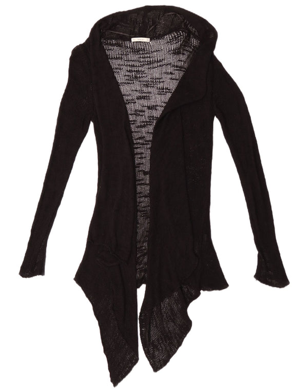 Pulover cardigan deschis transparent pentru femei Zara UK 12 Medium Black Viscose
