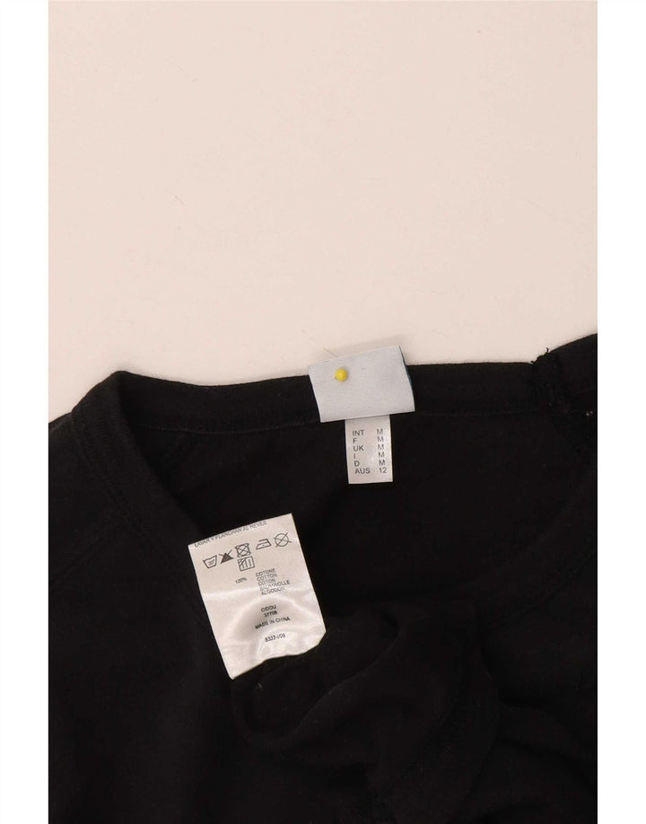 Tricou grafic pentru bărbați Arena Top Medium Negru Bumbac