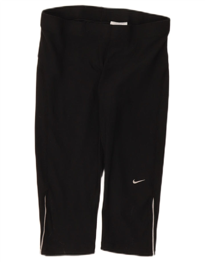 Leggings Capri Nike pentru femei Marea Britanie 10/12 Poliester mediu negru