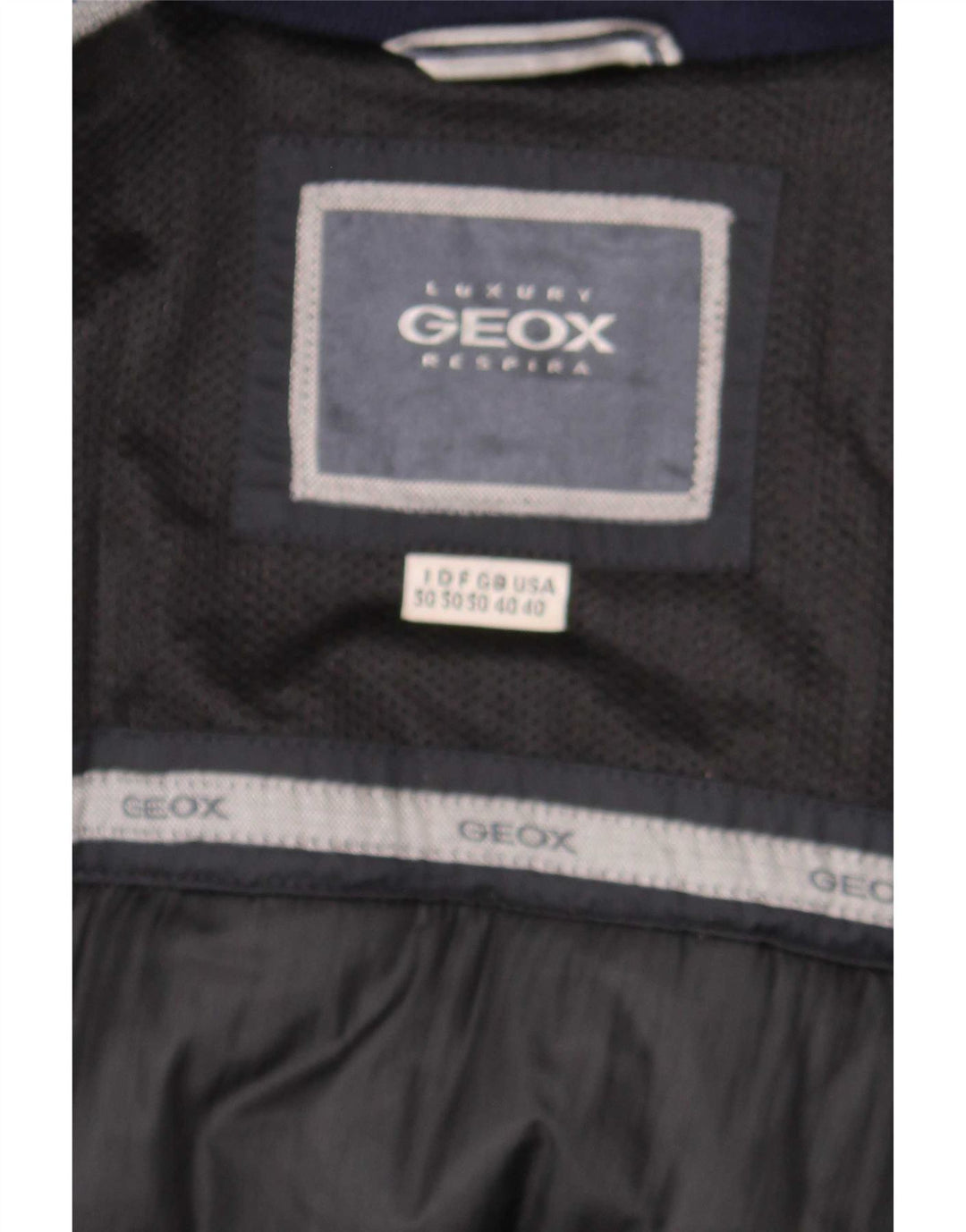 Jachetă căptușită pentru bărbați Geox Respira UK 40 Large Black