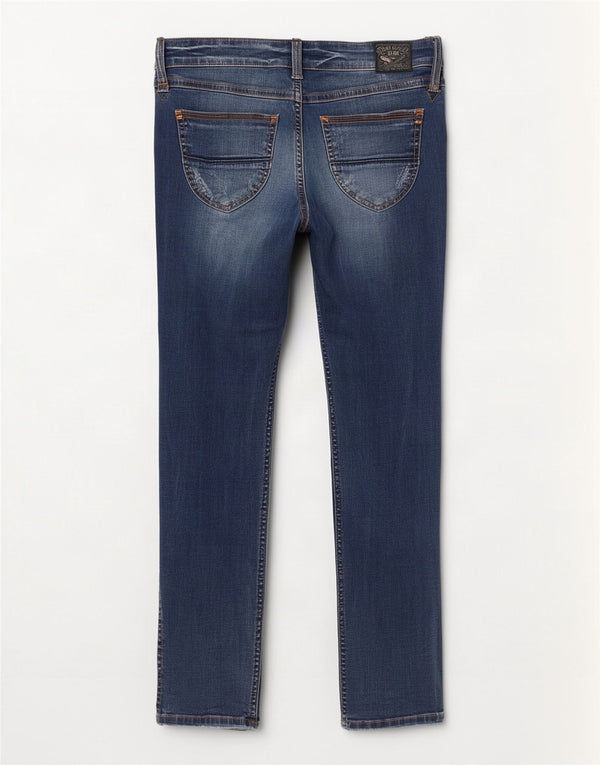 Blugi slim pentru femei Tommy Hilfiger W32 L32 bumbac bleumarin