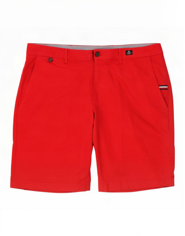 Pantaloni scurți chino Tommy Hilfiger pentru bărbați W38 XL, bumbac roșu