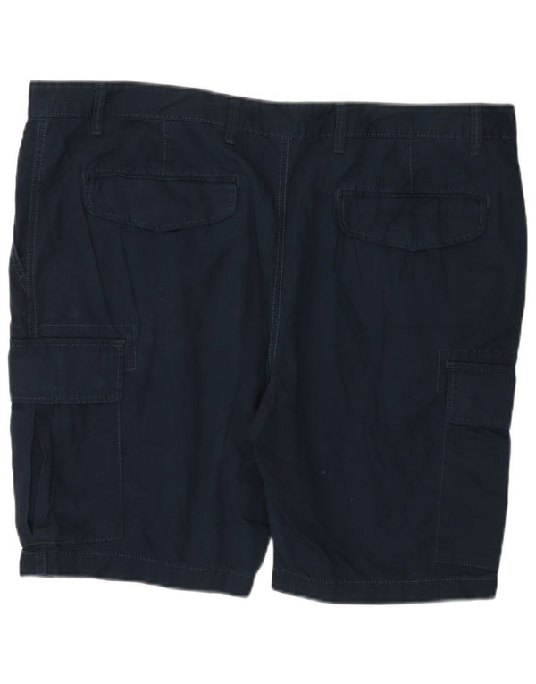 Pantaloni scurți cargo pentru bărbați Marks & Spencer W42 2XL bumbac bleumarin
