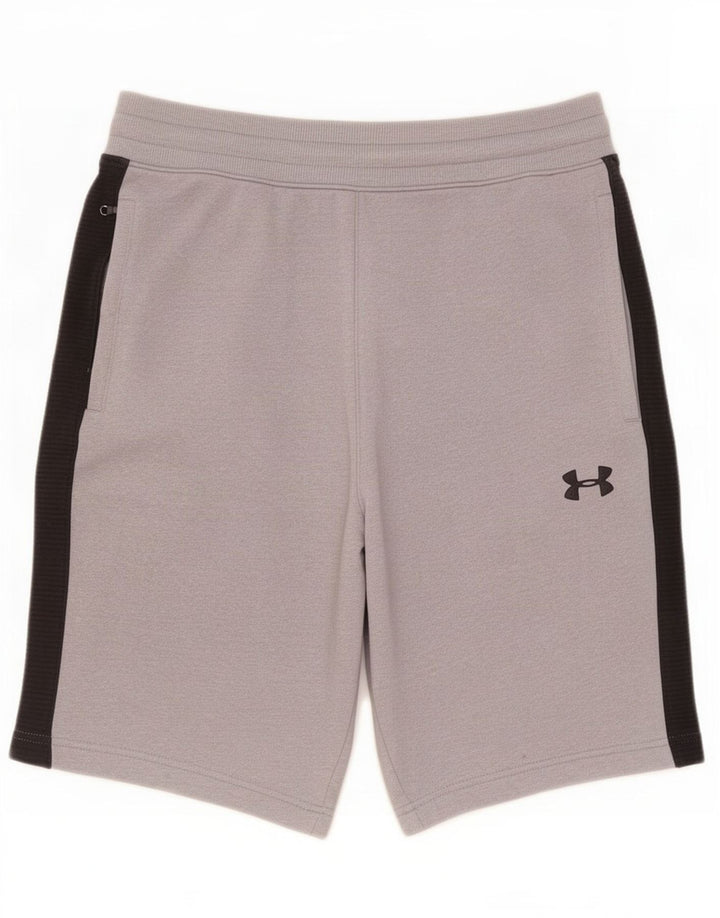 Pantaloni scurți sport Under Armour pentru bărbați, mari, gri, color block