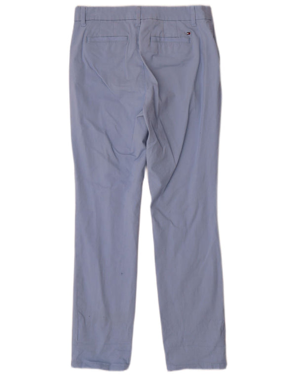 Pantaloni chino slim pentru femei Tommy Hilfiger US 4 Small W28 L28 Blue Bumbac