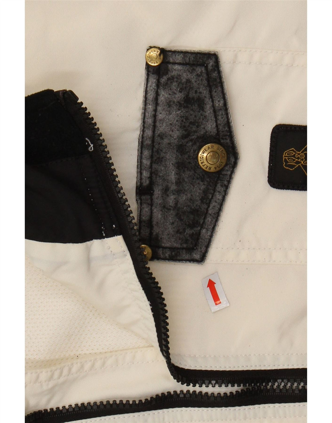 REFRIGWEAR Jachetă Bomber Coolmax pentru femei UK 14 Medium White Nylon