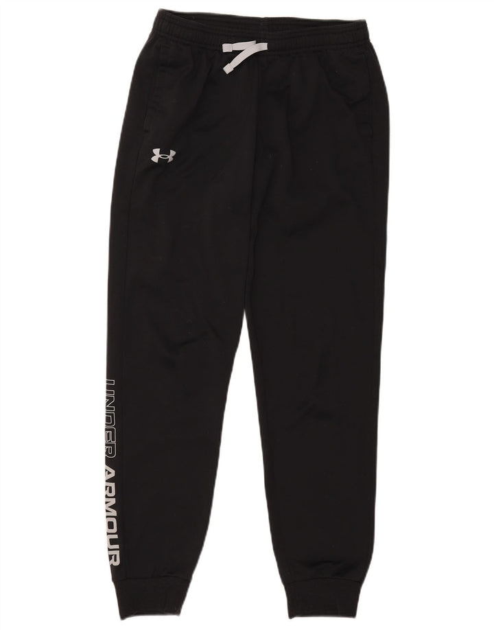Pantaloni de trening grafic pentru băieți Under Armour Pantaloni de jogging 11-12 ani negru