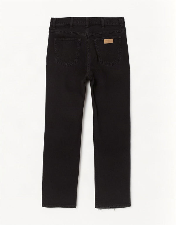 Blugi drepte pentru bărbați Wrangler Texas W36 L32 bumbac negru