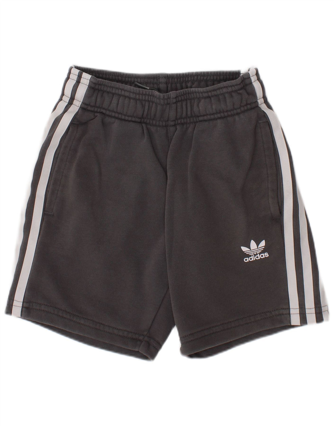Pantaloni scurți sport pentru băieți Adidas 5-6 ani, gri din bumbac