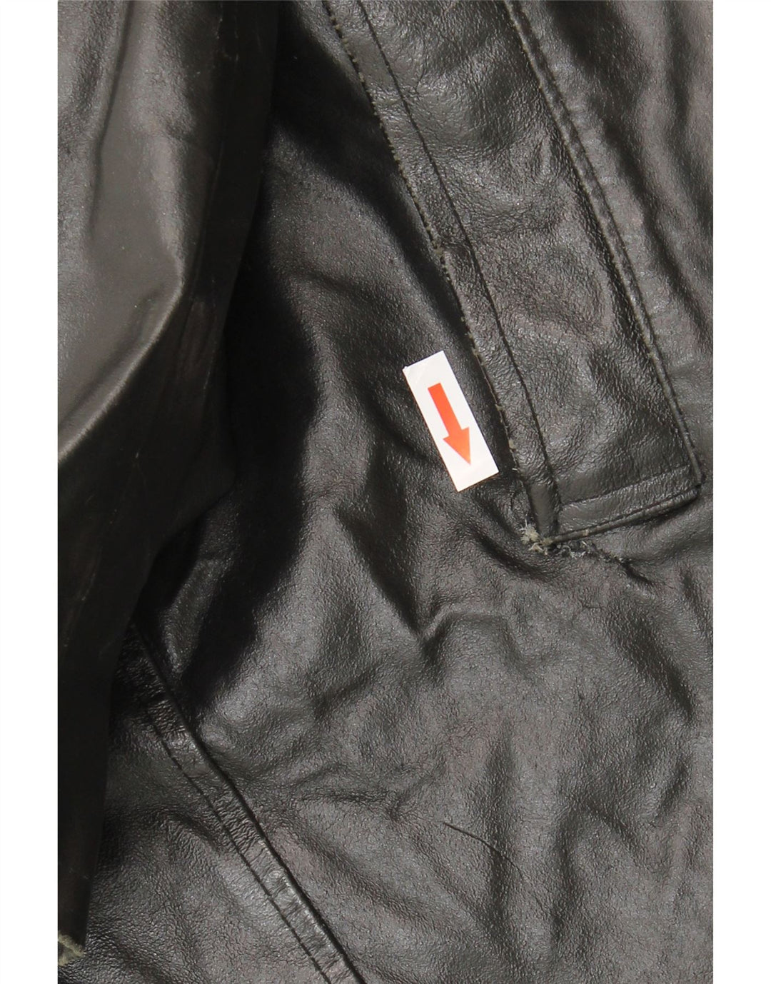 Jachetă de piele pentru bărbați VINTAGE IT 52 XL din piele neagră