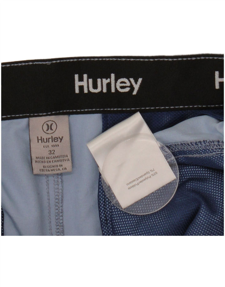 Pantaloni scurți chino pentru bărbați Hurley W32 Poliester albastru mediu