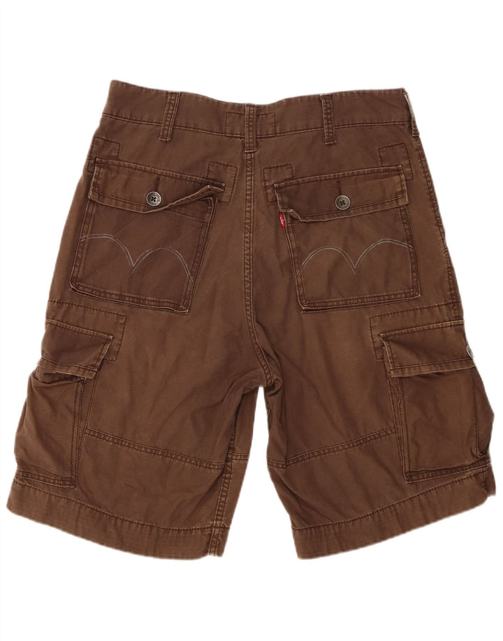 Pantaloni scurți cargo Levi's pentru bărbați W32, bumbac maro mediu