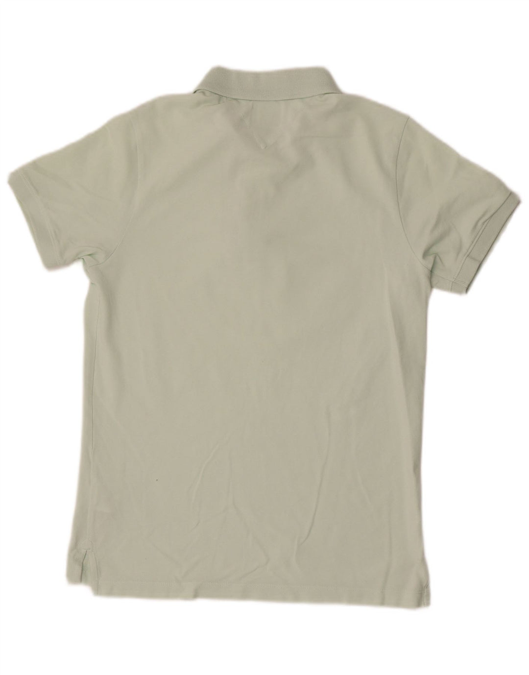 Tricou polo Tommy Hilfiger pentru bărbați, bumbac verde mediu
