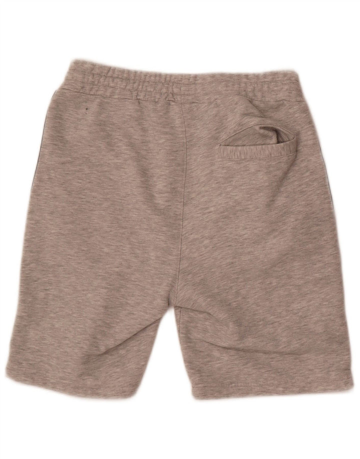 Pantaloni scurți de sport Fila pentru bărbați, gri mici, poliester color bloc