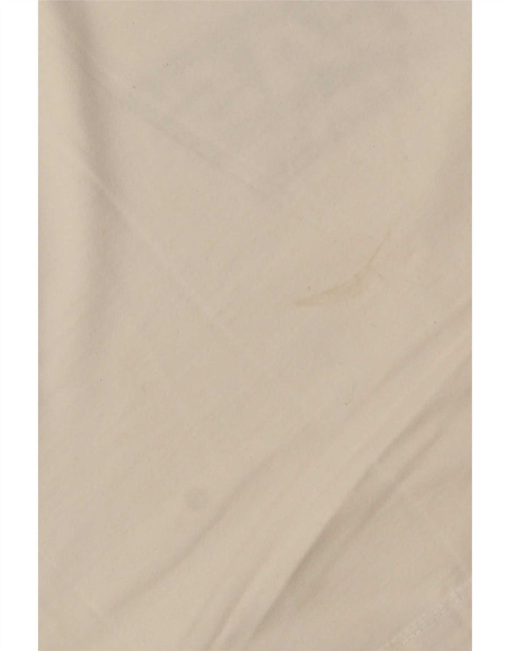 Gas bărbați tricou grafic Top mic alb