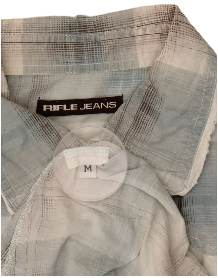 Cămașă cu mânecă scurtă pentru femei Rifle UK 12 Medium Blue Check