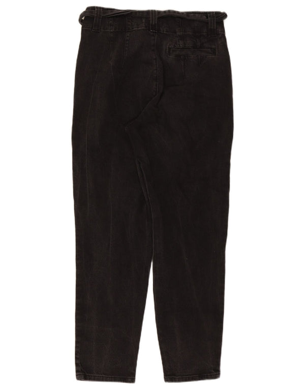 Reiss Womens High Rise Tapered Jeans W28 L27 Black Cotton