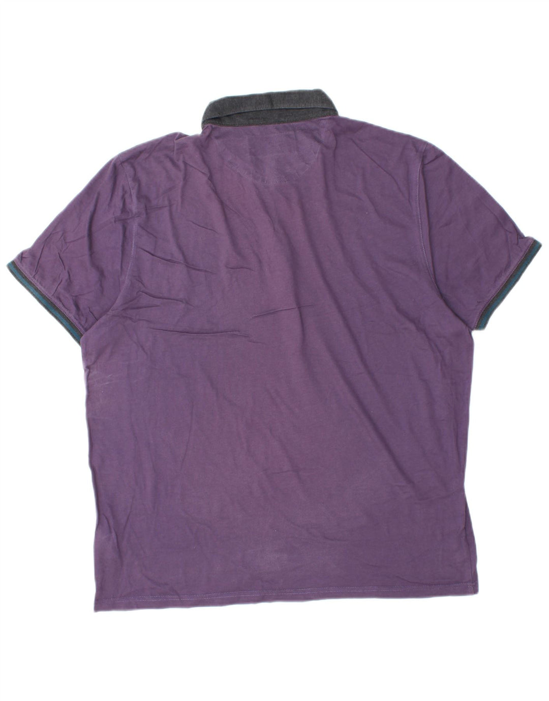 Tricou polo pentru bărbați TED BAKER Mărimea 6 2XL Mov Bumbac color bloc