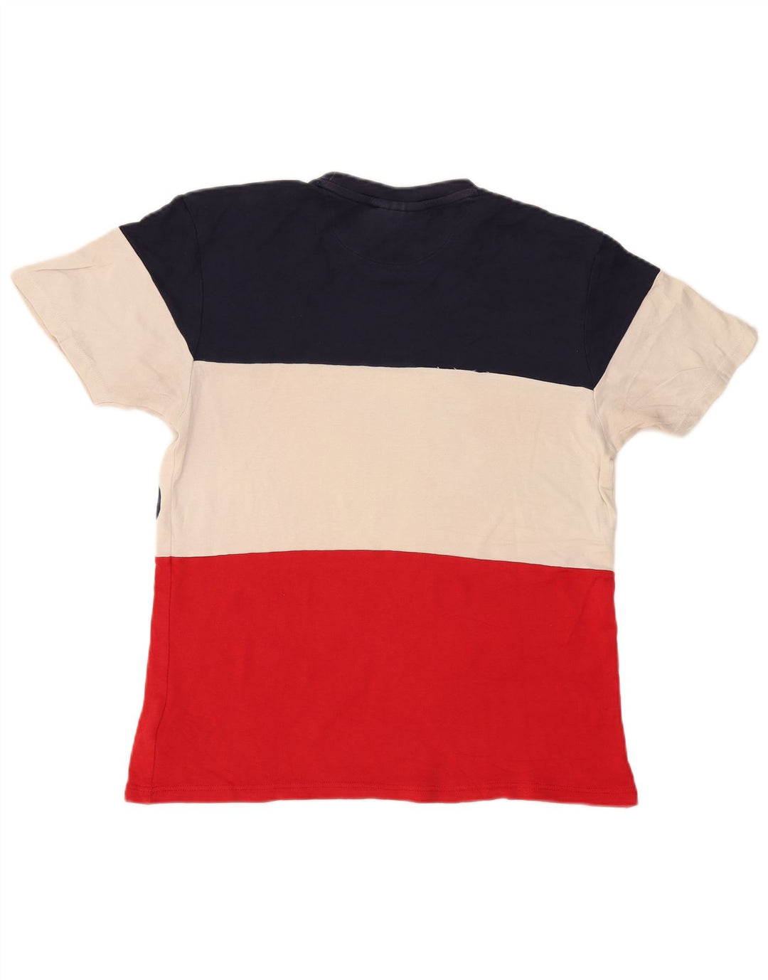 Tricou cu grafic Fila pentru bărbați Top mediu multicolor din bumbac color bloc