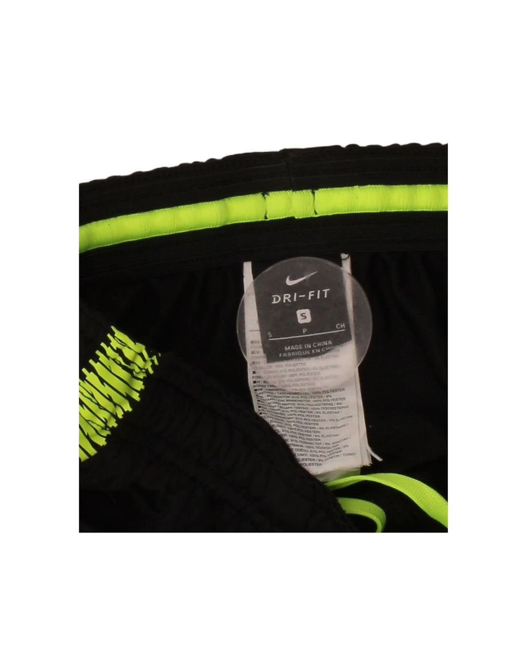 NIKE Womens Graphic Tracksuit Trousers UK 10 Small Black Polyester